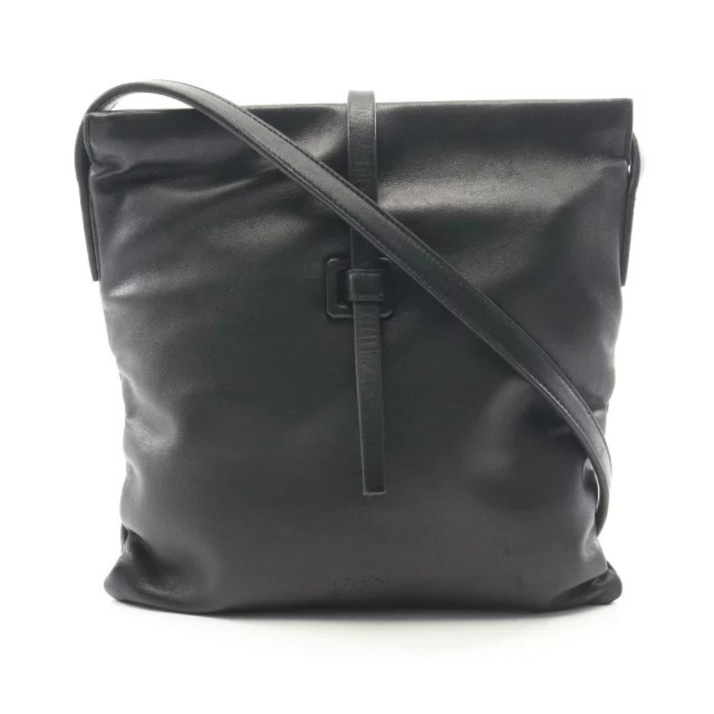 Loewe Anagram Shoulder Bag Leather Black